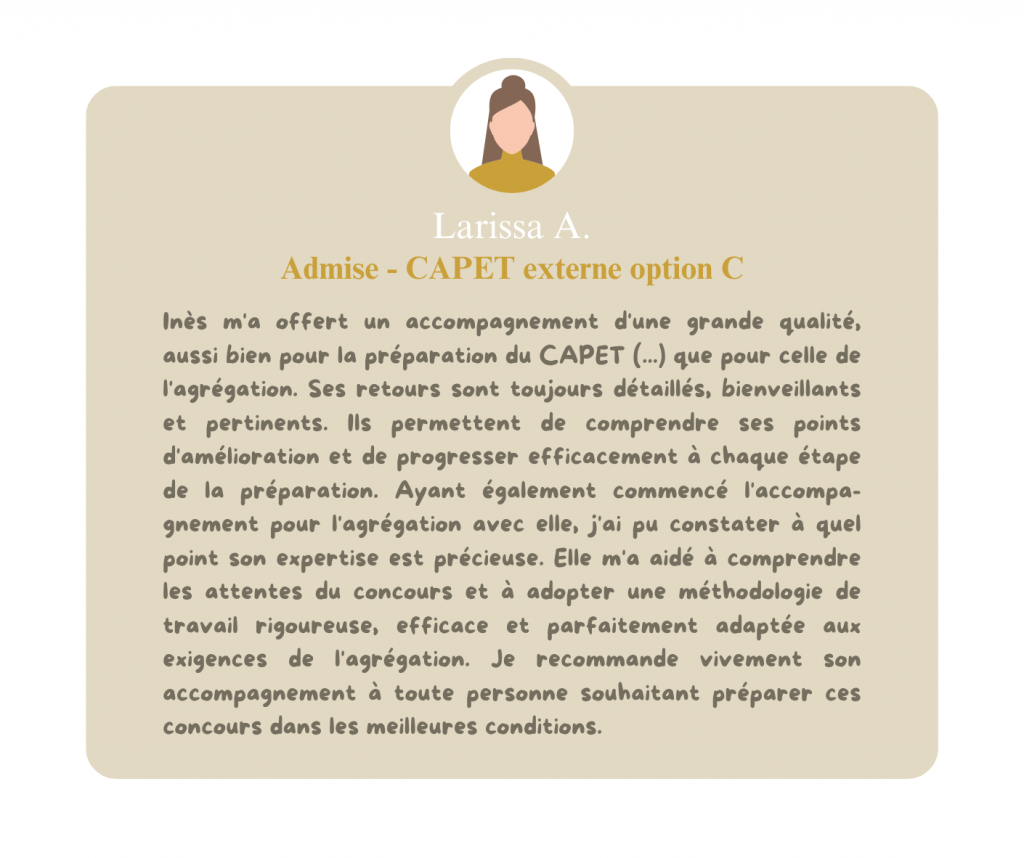 avis candidat capet externe économie gestion